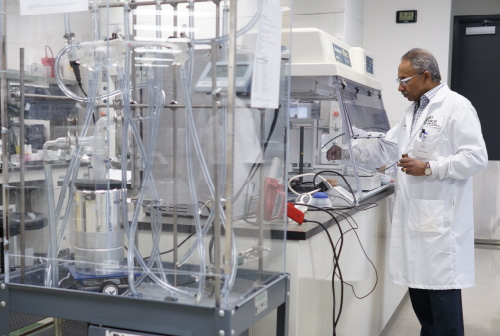 OICR Researcher in the lab