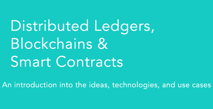 Software Engineering Club: Distributed Ledgers, Blockchains and Smart Contracts