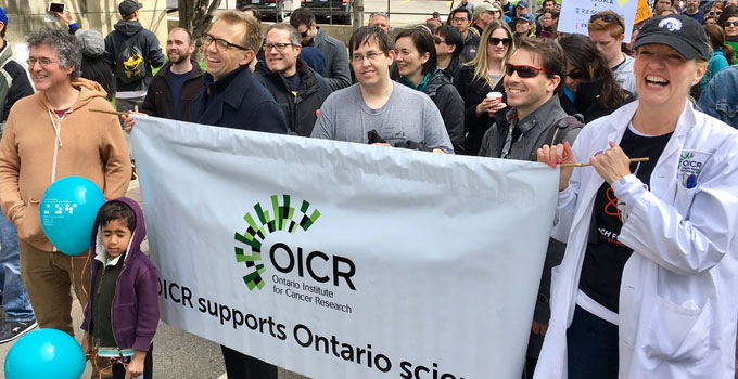 OICR march banner