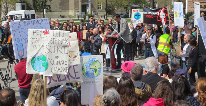 The Science March speakers