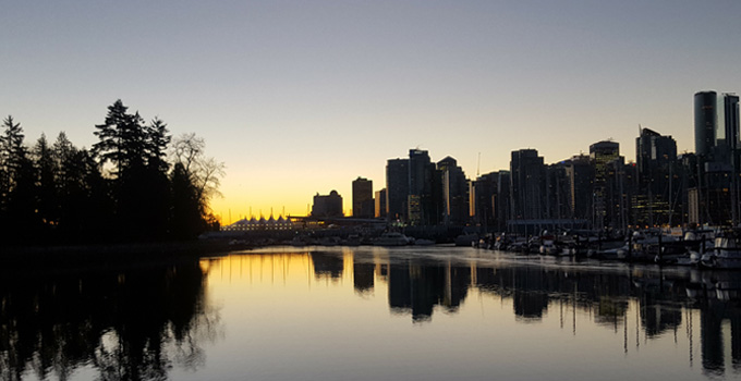 A view of Vancouver's skyline