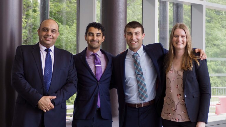 Dr. Saumik Biswas and founders of Tenomix Inc.