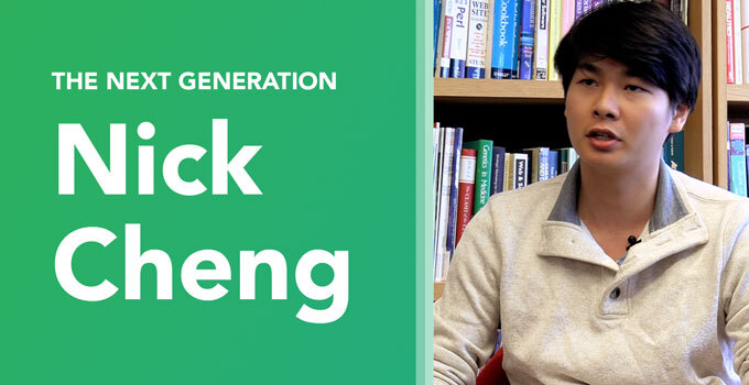 The Next Generation: Nick Cheng is looking for early signs of cancer